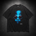 Camiseta Hellstar Future Face – Negro/Azul