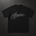 Camiseta Amiri Crystal Signature – Black