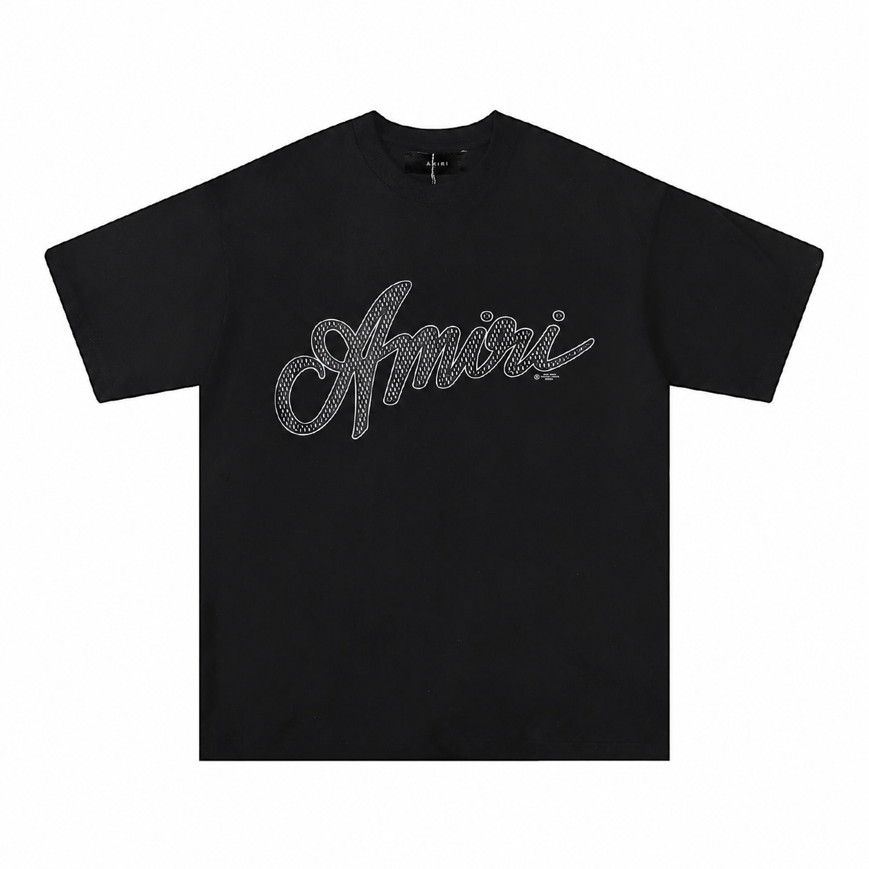 Camiseta Amiri Crystal Signature – Black