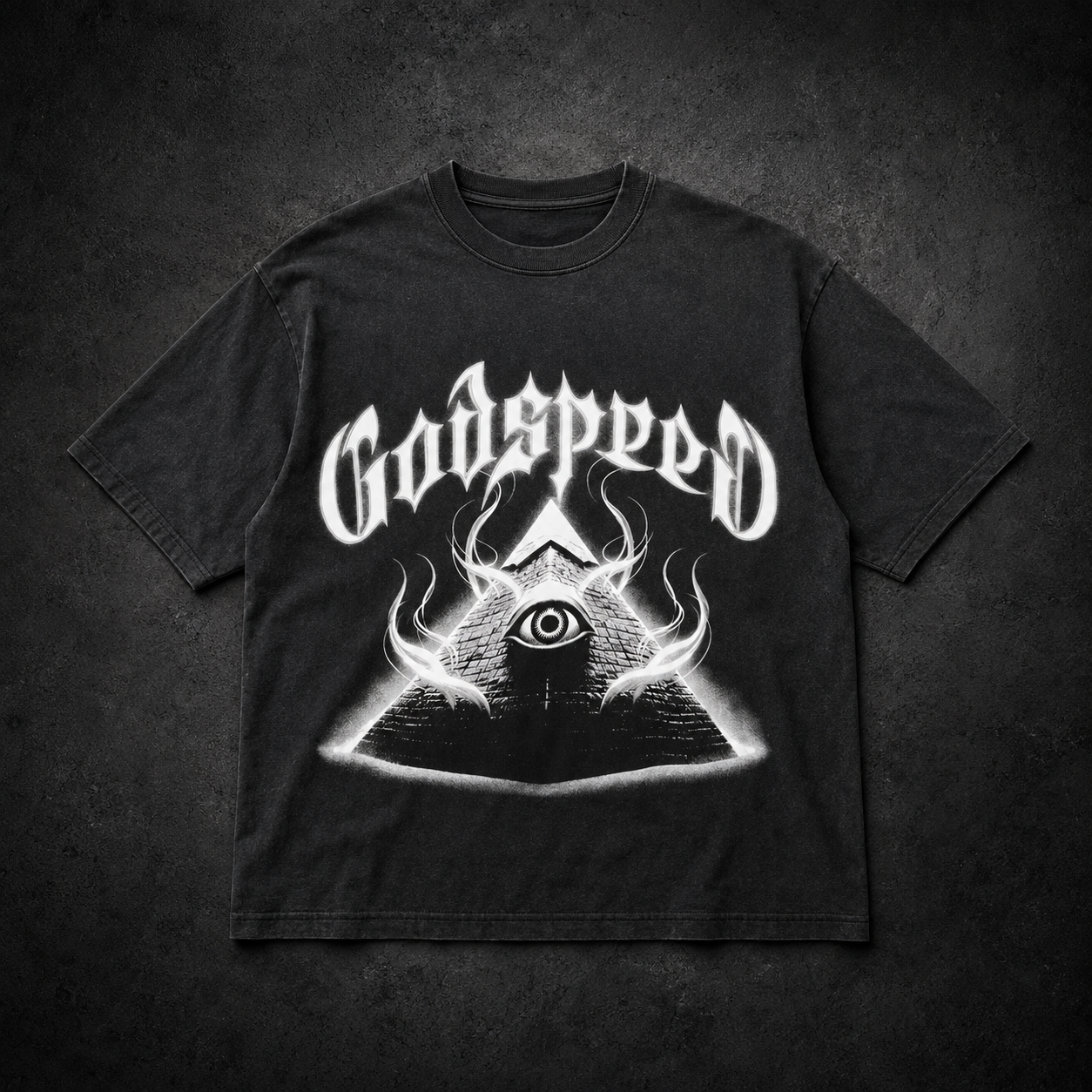 Camiseta Godspeed Pyramid Eye – Negro.