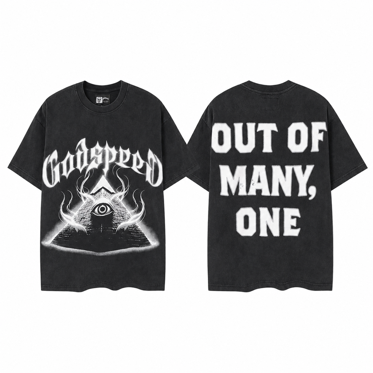 Camiseta Godspeed Pyramid Eye – Negro.