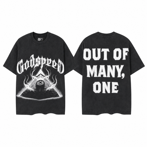 Camiseta Godspeed Pyramid Eye – Negro.