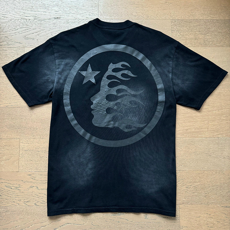 Camiseta Hellstar Studded Logo – Washed Black